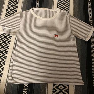 John Galt Striped Tee with Cherries